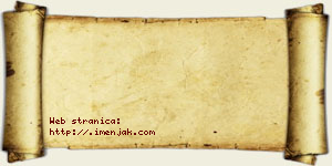 Jelena Rakić vizit kartica